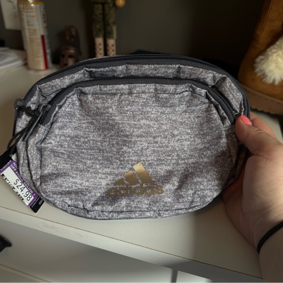 Adidas Gray Waist Bag - Picture 1 of 4
